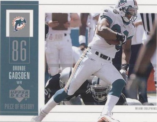 2002 Upper Deck Piece Of History Oronde Gadsden #52