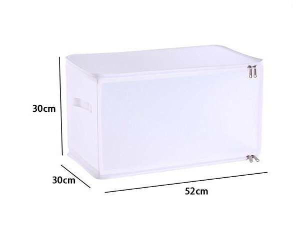 Box Scatola Salvaspazio Portatutto Contenitore Organizer 52x30x30cm dfh