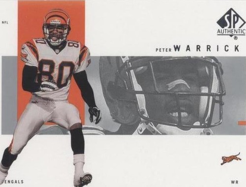 2001 SP Authentic Peter Warrick #20