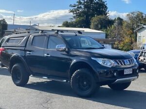 2016 Mitsubishi Triton MQ MY16 GLS Double Cab Black 5 Speed Sports Automatic Utility Beaudesert Ipswich South Preview