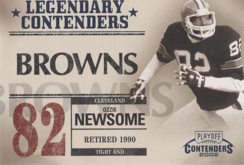 2002 Playoff Contenders Ozzie Newsome #LC-14