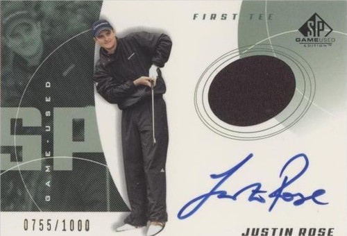 2002 SP Game Used Edition - Justin Rose #71
