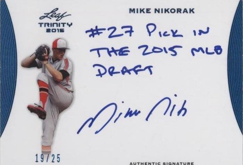 2015 Leaf Trinity - Mike Nikorak #A-MN1
