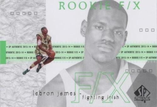 UD Sp authentic lebron james SGC 10