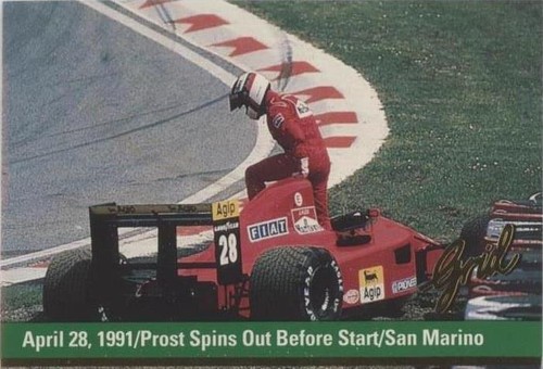 1992 Grid Motorcard Formula 1 - Alain Prost #190