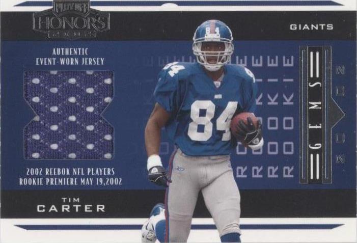 2002 Playoff Honors Tim Carter #205