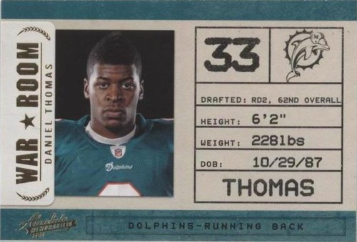 2011 Panini Absolute Memorabilia Daniel Thomas #17