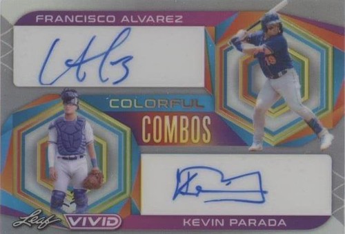 2022 Leaf Vivid - Francisco Alvarez Kevin Parada #CC-12