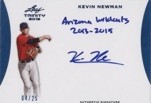 2015 Leaf Trinity - Kevin Newman #A-KN1