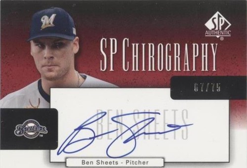 2004 SP Authentic - Ben Sheets #CA-BS