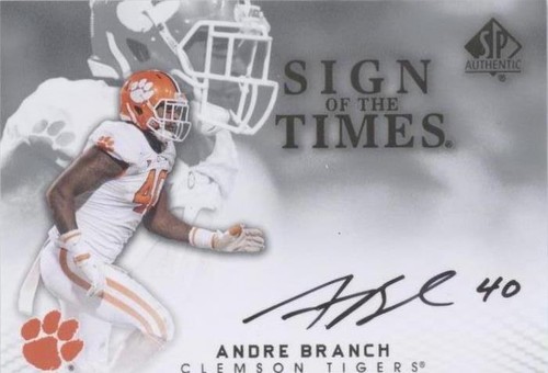 2012 SP Authentic Andre Branch #ST-AB
