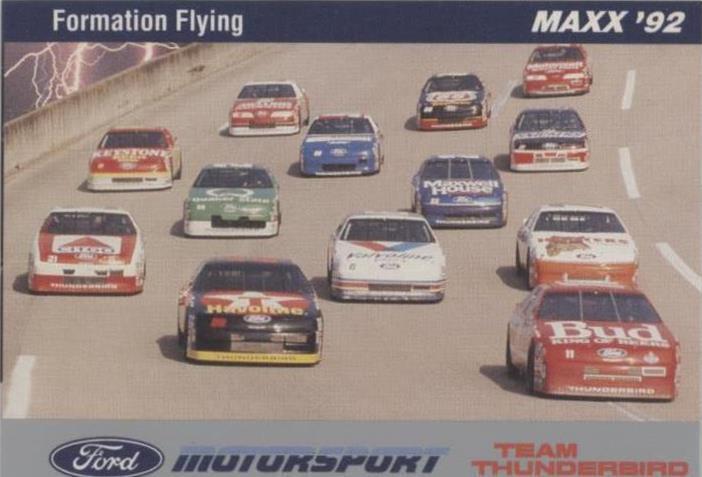 1992 Maxx Ford Motorsport Team Thunderbird - Bill Elliott Davey Allison #49