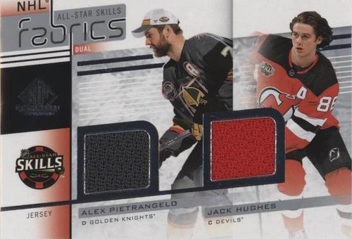 2022-23 Upper Deck SP Game Used - Alex Pietrangelo Jack Hughes #AS2-17