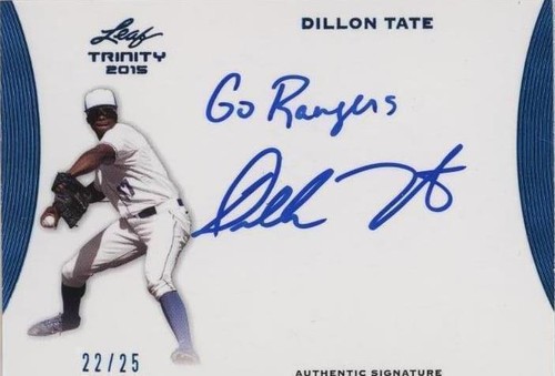 2015 Leaf Trinity - Dillon Tate #A-DT1
