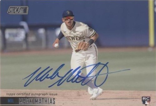 2021 Topps Stadium Club - Mark Mathias #SCBA-MMA