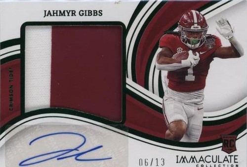 2023 Panini Immaculate Collection Collegiate Jahmyr Gibbs #PPRA-JAG