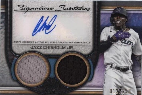 2023 Topps Museum Collection - Jazz Chisholm #SWDRA-JCJ