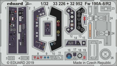 Eduard 1/32 Fw 190A-8/R2 Cockpit Revell 33226