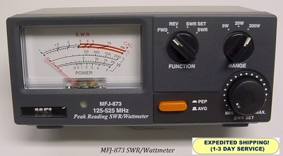 MFJ 873 Grandmaster SWR & Wattmeter, 125-525 MHZ, 5 - 20 - & 200 Watt Range NEW . Buy it now for 86.95