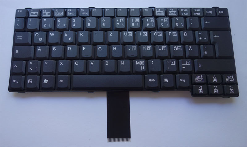 Tastatur Gateway M500 M505 Mdion Md4220 Md96500 Md95400 Md95800 Keyboard Qwertz