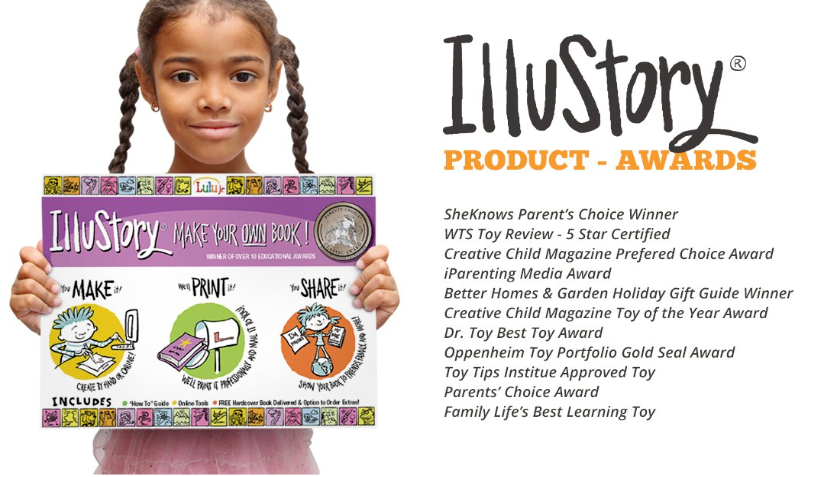 Lulu Jr Illustory Make Your Own Book Craft Kit For Ages 6 and Up New and Sealed