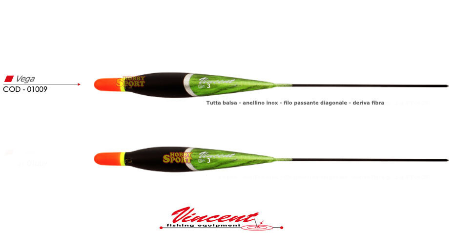 3 GALLEGGIANTI 3,00 GR  MODELLO VEGA PASSANTE TROTA VINCENT LAGO   3 PZ