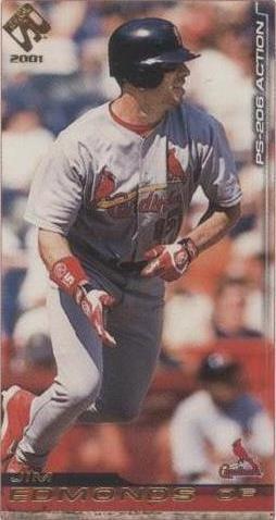 2001 Pacific Private Stock - Jim Edmonds #48