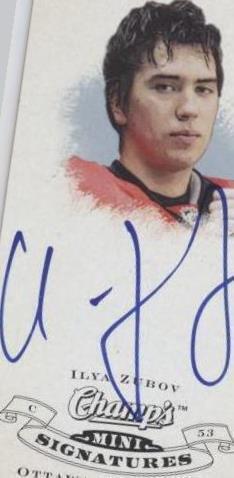 2008-09 Upper Deck Champ's - Ilya Zubov #CS-IZ