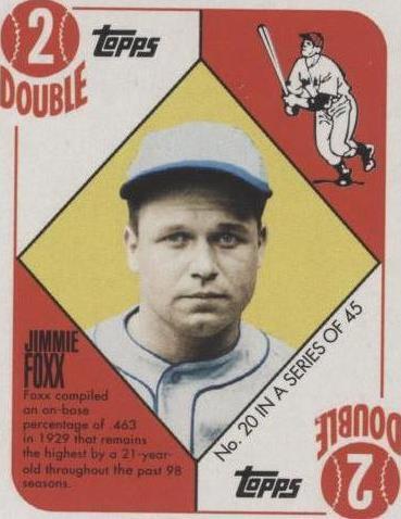 Topps 2010 - Jimmie Foxx #20
