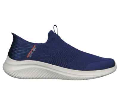 Skechers Shoes Mens 8 Blue Ultra Flex Smooth Step Slip-On Comfort Sneakers
