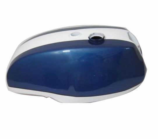 Fits Triumph T140 Steel Blue & White Painted Petrol Gas Fuel Tank 