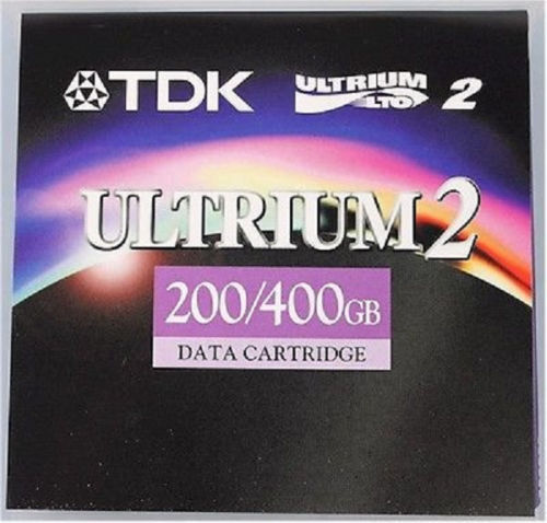 TDK LTO Ultrium 2 Cartridge | 200/400GB | Scratch Resistant | 400