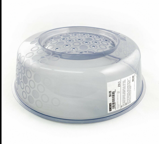 Microwave Food Cover Plastic Microwave Plate 10in Steam Vent Splatter Lid IKEA