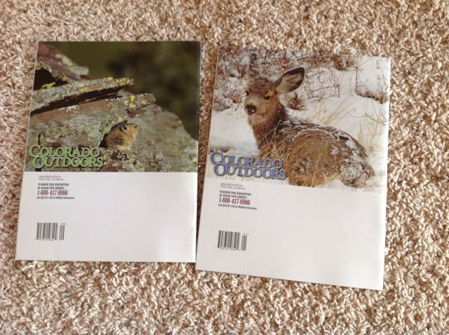 Colorado Outdoors Magazines (Sept/Oct 2008 and Jan/Feb 2009)