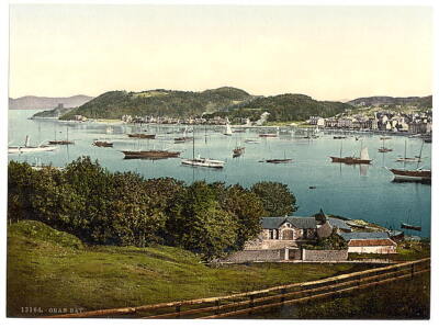 The bay Oban Scotland c1900 OLD PHOTO