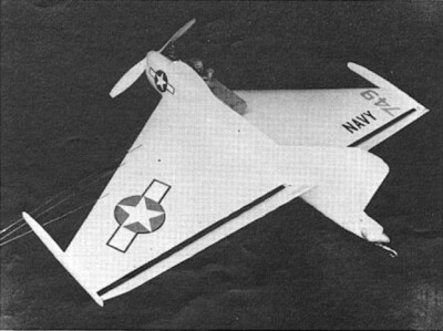 Dingus C/L Delta Sport 31'' Wingspan RC Model Airplane Printed Plans & Templates