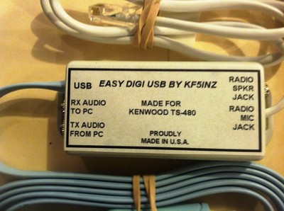 ''EASY DIGI '' USB Sound Card Interface, NO MORE USB-RS232 ADAPTERS!