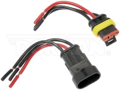 3 WIRE MALE AND FEMALE MULTI PURPOSE ELECTRICAL PIGTAIL