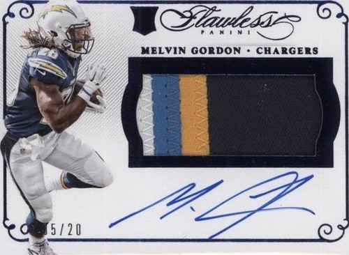 2015 Panini Flawless Melvin Gordon #RPA-MG