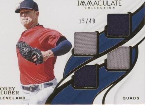 2019 Panini Immaculate Collection - Corey Kluber #IQ-CK