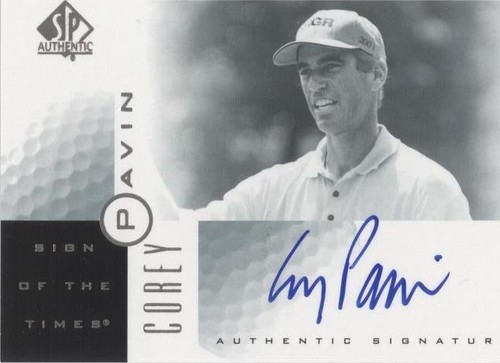 2001 SP Authentic - Corey Pavin #CP
