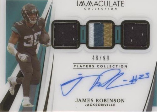 2021 Panini Immaculate Collection James Robinson #IPC-JRO