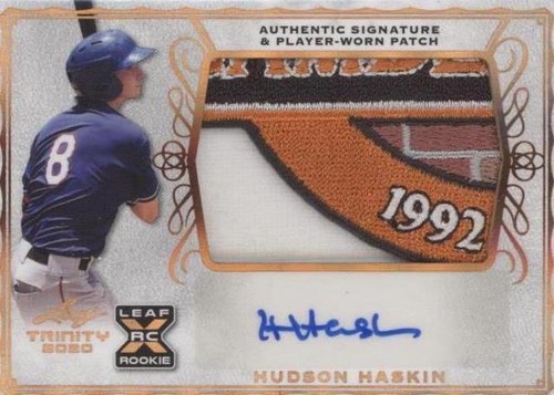 2020 Leaf Trinity - Hudson Haskin #PA-HH1