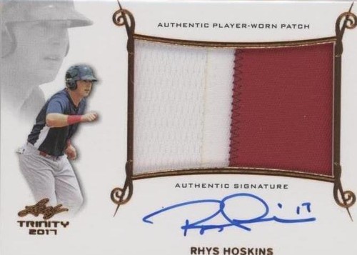 2017 Leaf Trinity - Rhys Hoskins #PA-RH1