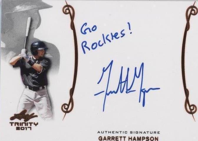2017 Leaf Trinity - Garrett Hampson #A-GH1