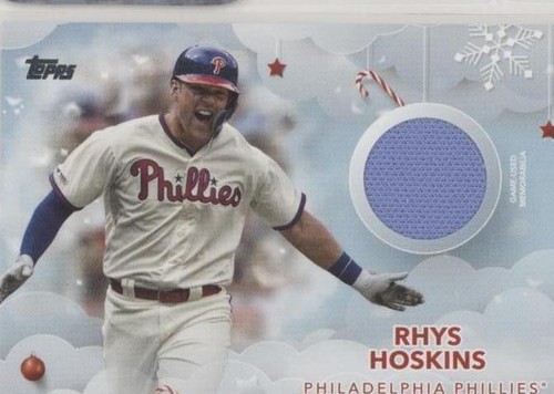 2020 Topps Holiday SP Variation Rhys Hoskins Philadelphia Phillies