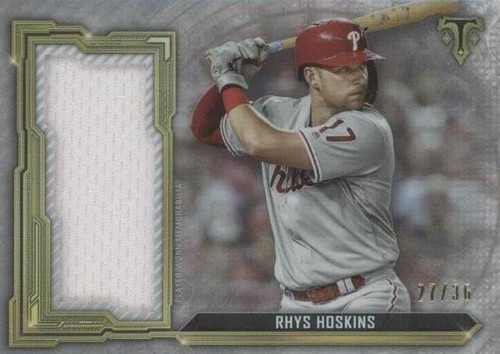2020 Topps Triple Threads - Rhys Hoskins #SJR-RH