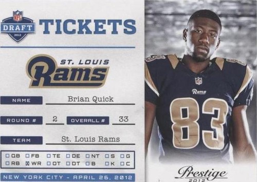 2012 Playoff Prestige Brian Quick #14