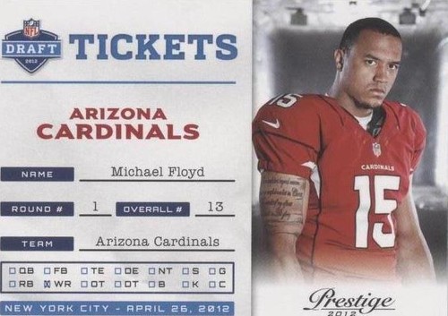 2012 Playoff Prestige Michael Floyd #6