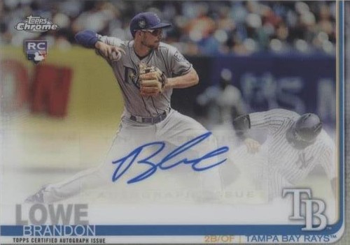 2019 Topps Chrome Update Series - Brandon Lowe #CUA-BL
